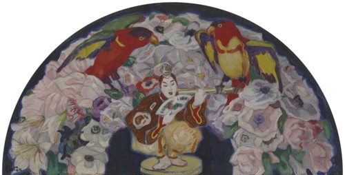 Supraporte with a Parrots, 1912.