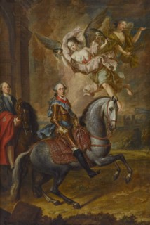 Maximilian III Joseph (1727-1777), Elector of Bavaria, on horseback.