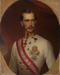 Portrait of Franz Joseph I of Austria, c. 1858.