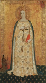 Madonna del Parto (Madonna of Parturition), 1355-1360.
