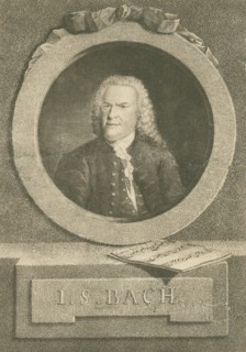 Portrait of Johann Sebastian Bach, 1774.
