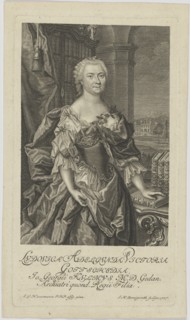 Luise Adelgunde Gottsched, born Kulmus (1713-1762), 1757.