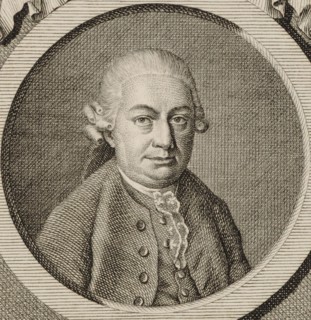 Portrait of Carl Philipp Emanuel Bach (1714-1788), 18th century.