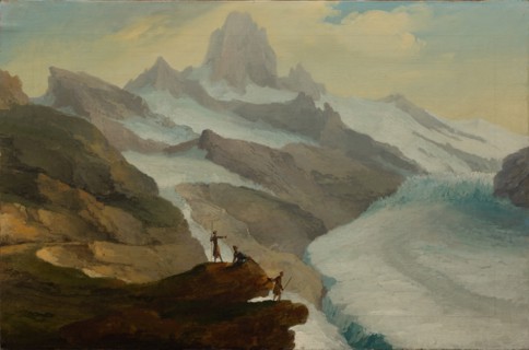View of the Bänisegg over the Lower Grindelwald Glacier, 1778.
