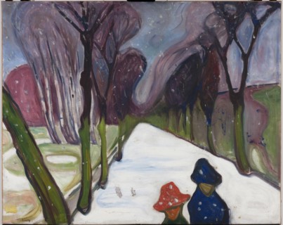 Fresh Snow in the Avenue, 1906.
