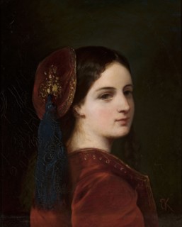 Portrait of Countess Katarzyna Potocka (1825-1907), née Branicka, 1841.