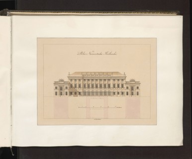 Radziwill Palace in Warsaw, (Presidential Palace), on Krakowskie Przedmiescie, (Frédéric Chopin's fi