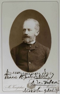 Pyotr Ilyich Tchaikovsky (1840-1893) in Moscow, 1884-1885.