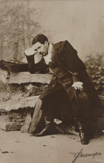 Nikolay Figner (1857-1918) as Lensky in opera Eugene Onegin by Pyotr Tchaikovsky, 1880s.