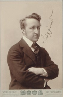 Portrait of Siegfried Wagner  (1869-1930).