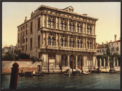 Palazzo Vendramin Calergi in Venice, 1880s.