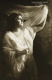 Cäcilie Rüsche-Endorf (1873-1939) as Isolde in opera Tristan and Isolde by Richard Wagner, 1910.