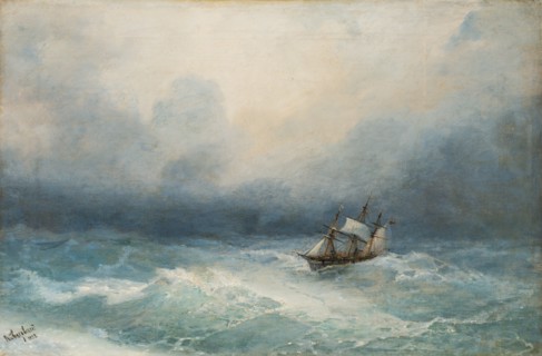 The frigate Svetlana, 1892.