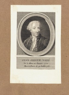 Portrait of Jean-Joseph Vadé (1720-1757), ca 1770.