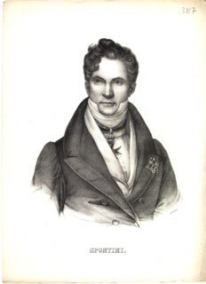 Portrait of Gaspare Spontini (1774-1851), 1810s.