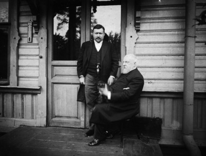 Alexander Glazunov (1865-1936) and Mily Balakirev (1837-1910).