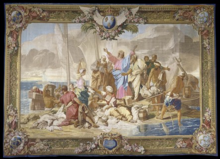 Tapestry: The Miraculous Draught of Fishes (Manufacture Royale des Gobelins), Between 1717 and 1720.