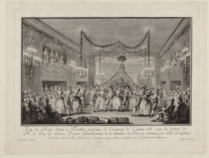 May Ball given at Versailles during the Carnival of 1763, c. 1763.