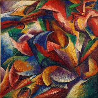 Dinamismo di un corpo umano, 1913.