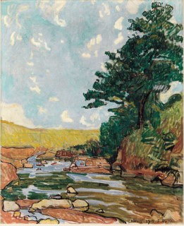 Landscape near Néris, 1915.