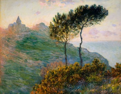 The Church at Varengeville, against the Sunlight, 1882.