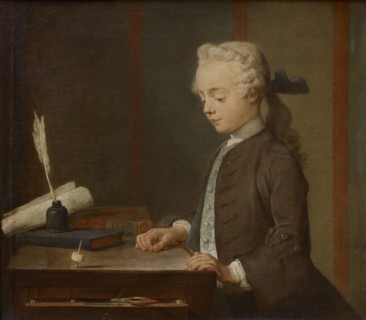 Boy with a Top (A Child with a Teetotum), 1738.