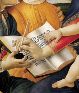 Madonna of the Magnificat (Detail), 1483.