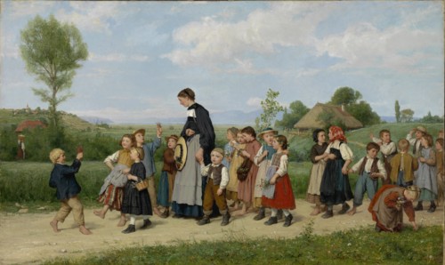 The Sunday School Walk, 1872.