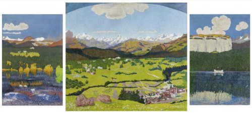Panorama of Flims, 1904.