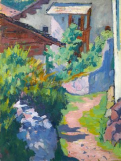 House and way in Capolago, 1921.