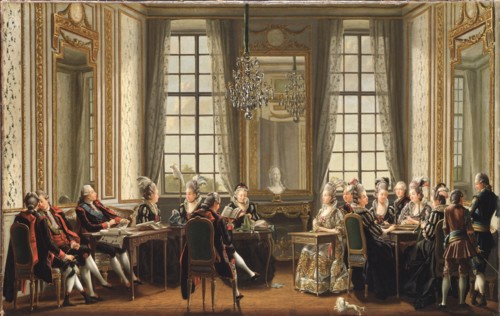 Conversation at Drottningholms Palace, 1779.