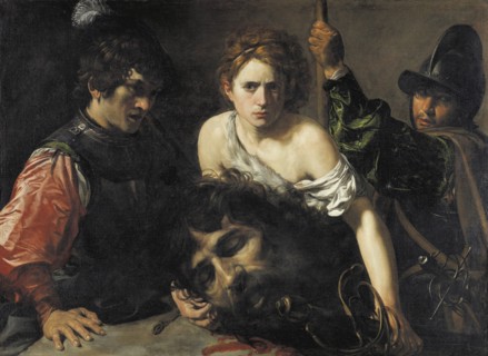 David with the Head of Goliath and two Soldiers, c. 1615.