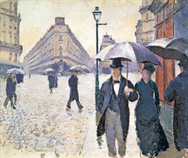 Sketch for Paris Street. Rainy Day, 1877.