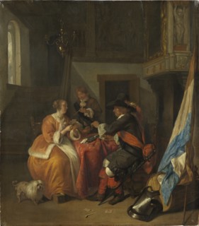 A Card Game, 1650s.