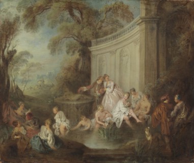 A Company Bather in a Park.