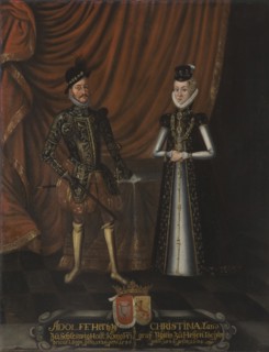 Duke Adolf of Holstein-Gottorp (1526-1586) and Christine of Hesse (1543-1604).