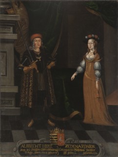 Albert III (1443-1500), Duke of Saxony and Sidonie of Podebrady (1449-1510).