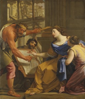 Artemisia Building the Mausoleum, Early 1640s.