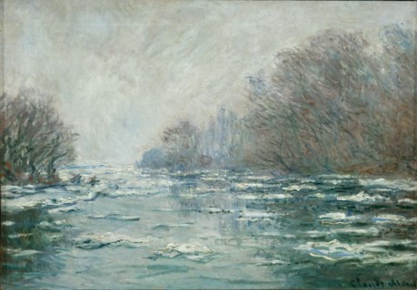 Ice Floes Near Vétheuil (La Débâcle près de Vétheuil), c. 1880.