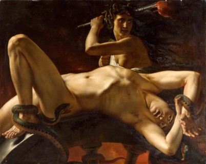 Ixion Chained in Tartarus, 1824.