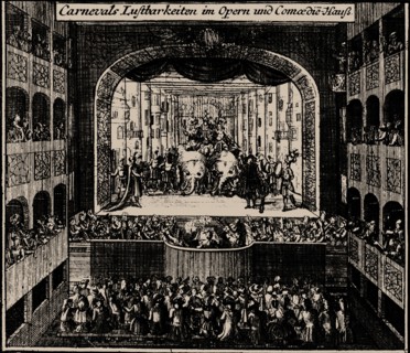 Margrave Theatre in Erlangen, 1721.