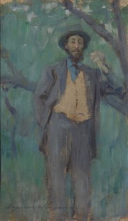 Portrait of the artist Isaac Levitan (1861-1900), 1895.