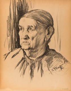 Portrait of Avdotya Alexandrovna, Sergei Dyagilev's Nanny, 1901.