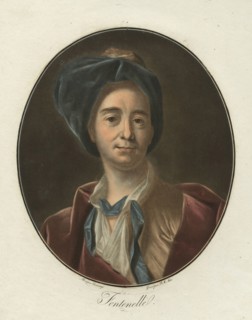 Portrait of the author Bernard le Bovier de Fontenelle (1657-1757), 1797.