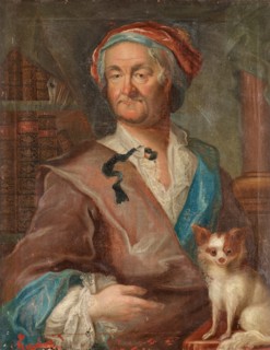 Portrait of Christopher Polhem (1661-1751), 1755.