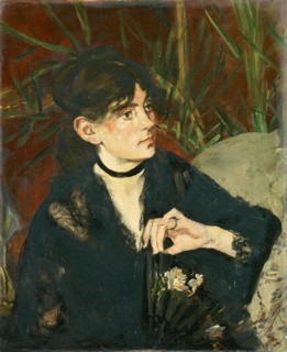 Berthe Morisot with a Fan, 1874.
