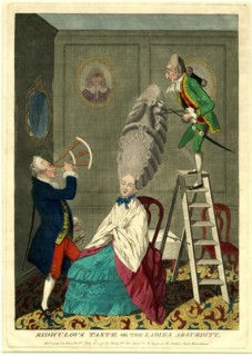 Ridiculous taste or the ladies absurdity, 1771.