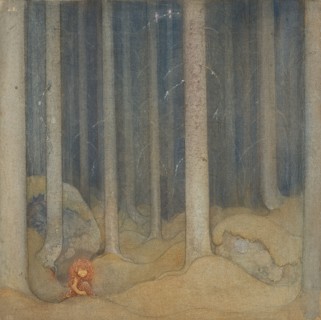 Humpe in the enchanted forest (Humpe i trollskogen), 1913.
