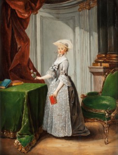 Portrait of Jeanne-Sophie de Vignerot du Plessis (1740-1773), Comtesse d'Egmonte.