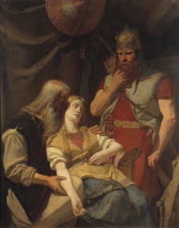 Örvar-Oddr informs Ingeborg about Hjalmar's death, 1859.